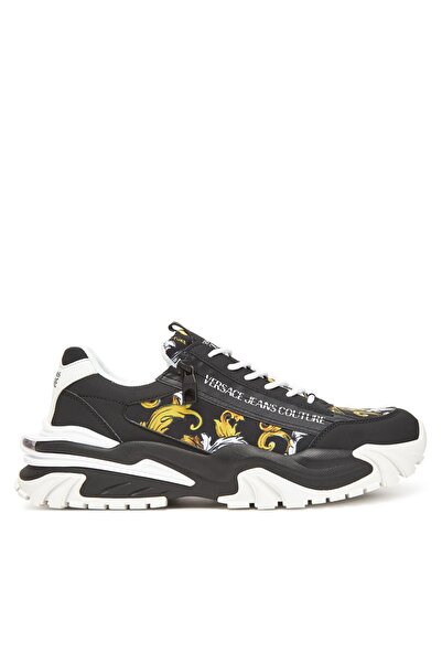 VERSACE JEANS COUTURE Adidași bărbați Negru/Auriu G89 78YA3SI5