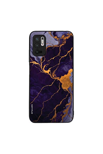 Sonique Θήκη Marble Series για Xiaomi Redmi Note 10 5G / Poco M3 Pro 5G Μωβ