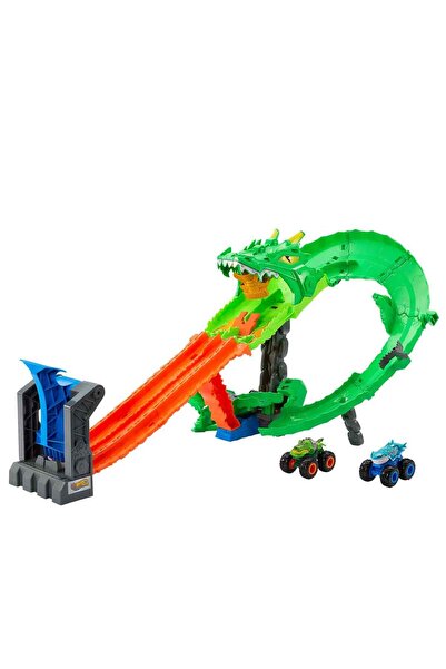 HOT WHEELS HW Köpek Balığı ve Dinozor Korkunç Ejderhaya Karşı JFR06