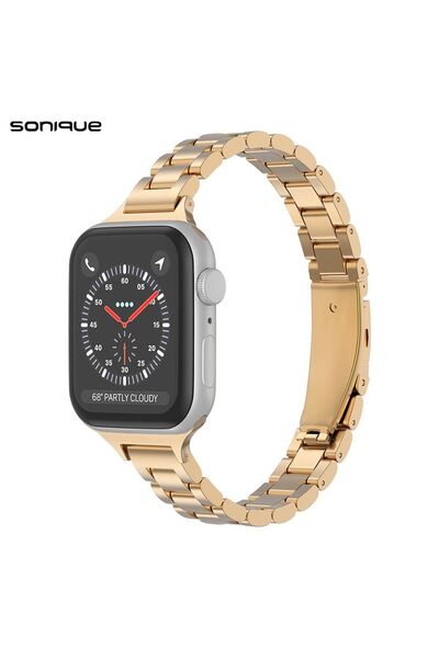 Sonique Λουράκι Stainless Steel Slim Bracelet Classic για Apple Watch (42/44/...