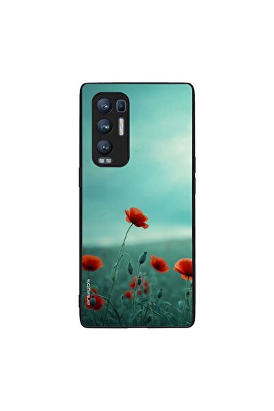 Sonique Θήκη Sunset in Eden Series για Oppo Find X3 Neo 5G Scarlet Poppy