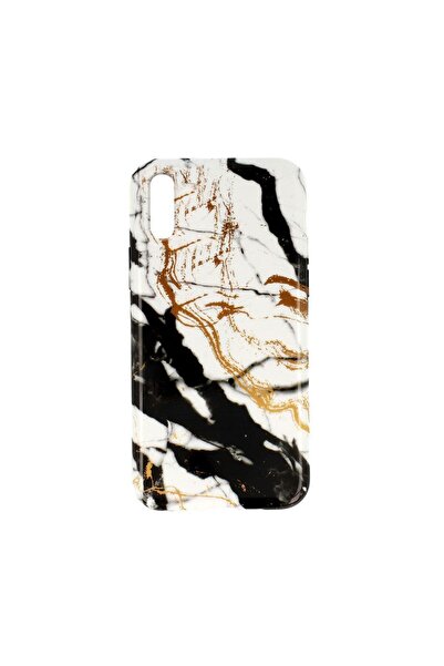 OEM Θήκη Marble Silicon Xiaomi Redmi 9A / Redmi 9AT Black / White