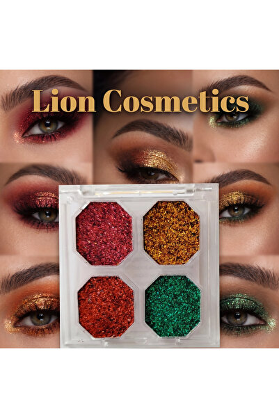lion cosmetics 4 Renk Far Paleti