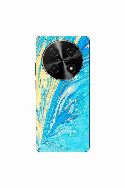 OEM Husa compatibila cu Huawei Nova 12i Silicon Gel Tpu Model Aqua Bloom