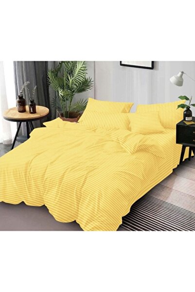 Raiul-Lenjeriilor.ro Damask Thick Solid Color Duvet Cover Set , 6 Pieces, for...