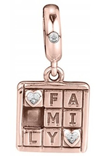 Larezo Pandantiv Tip Charm Pentru Bratari Modulare, Argint 925 Placat Cu Aur ...