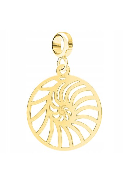 Larezo Pandantiv Tip Charm Pentru Bratari Modulare, Argint 925 Placat Cu Aur ...