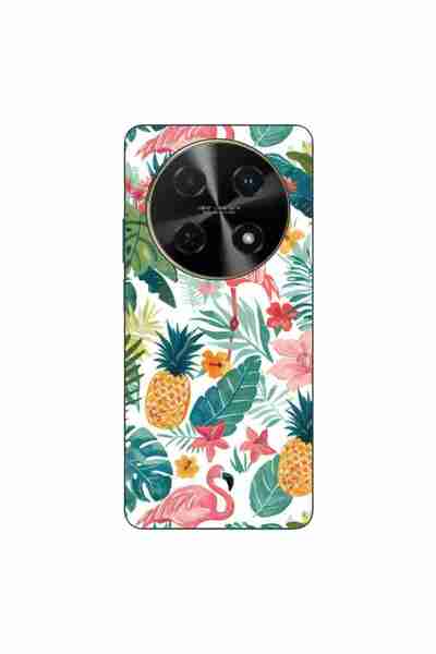 OEM Case compatible with Huawei Nova 12i Silicone Gel Tpu Tropical Pattern