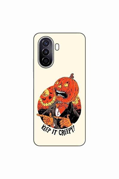 OEM Husa compatibila cu Huawei Nova Y70 Silicon Gel Tpu Model Halloween Keep ...