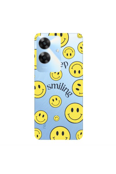 Other Realme Note 60 Keep Smiling Transparent Silicone TPU Θήκη