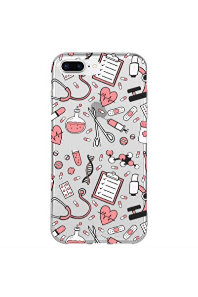 Other Apple iPhone 7 Plus Laboratory Transparent Silicone TPU Θήκη