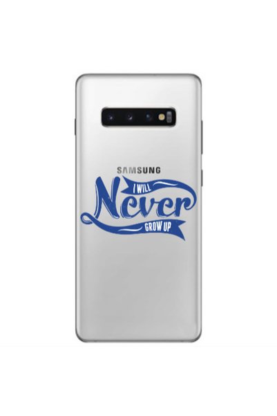 Other Samsung S10 Plus I Will Never Grow Up Transparent Silicone TPU Θήκη