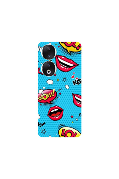 Other Honor 90 5G Sticker Lol desing Transparent Silicone TPU Θήκη