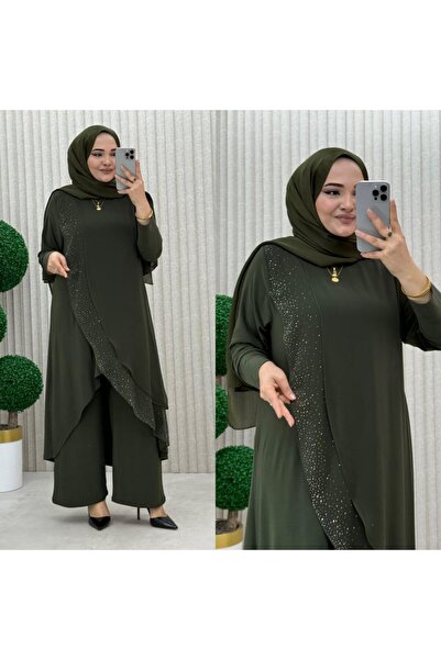 Sundussaracmoda Şevval Takım الكاكي
