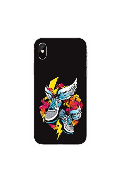 OEM Husa compatibila cu Apple iPhone XS Max Silicon Gel Tpu Model Fashion Sne...