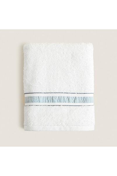 Chakra Alda Bamboo Face Towel 50X90 cm Marine Blue