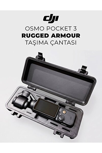 YADU3D Dji Osmo Pocket 3 Rugged Armour Taşıma Çantası Üstün Koruma