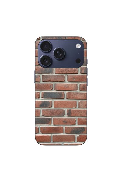 OEM Husa compatibila cu Apple iPhone 17 Pro Silicon Gel Tpu Model Brick Wall