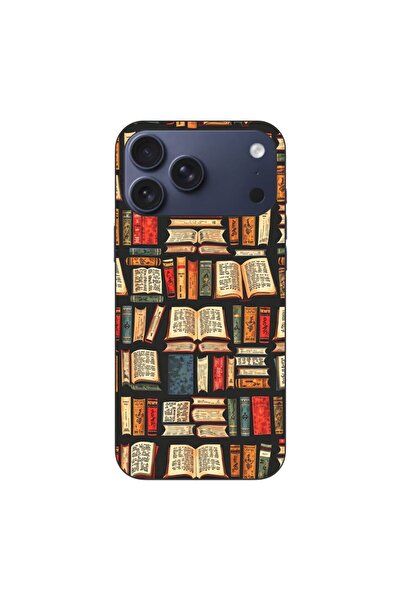 OEM Husa compatibila cu Apple iPhone 17 Pro Max Silicon Gel Tpu Model Books P...