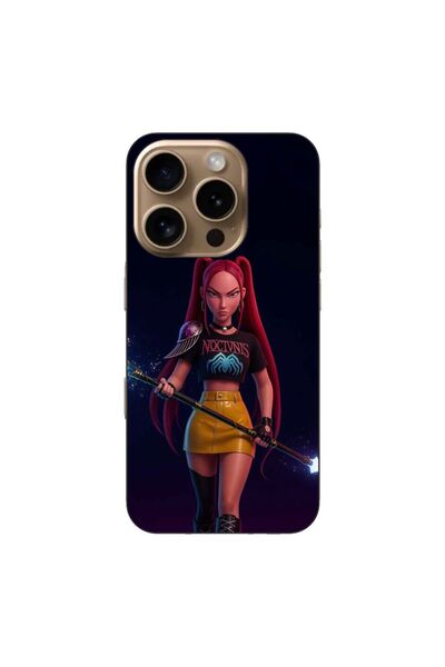 OEM Husa compatibila cu Apple iPhone 16 Pro Silicon Gel Tpu Model KPop Demon ...