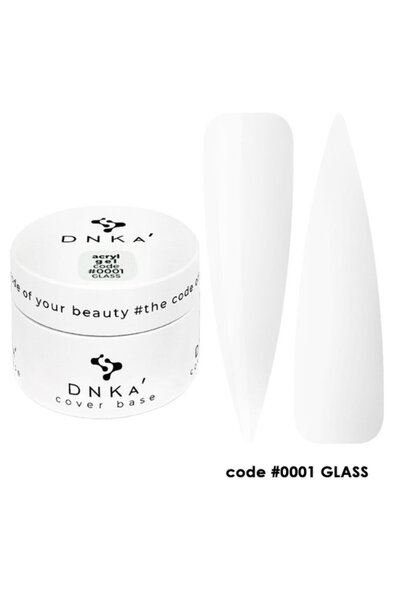 OEM Gel acrilic pentru unghii, Gel acrilic # 0001 Sticlă DNKa, 30ml