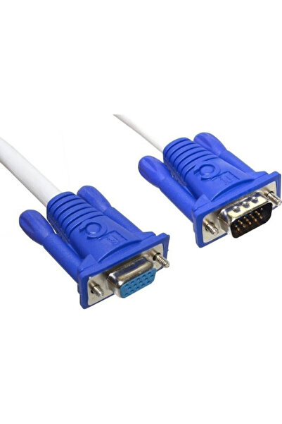 OEM Καλώδιο VGA αρσενικό σε VGA θηλυκό, Λευκό, 20μ.
