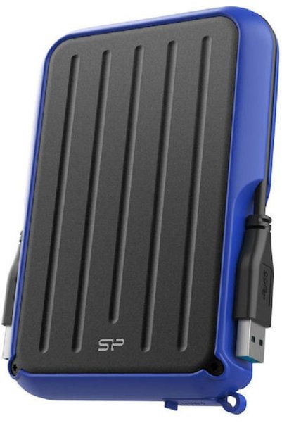 Silicon Power Armor A66 USB 3.2 Εξωτερικός Σκληρός Δίσκος 2.5 " 4TB Μαύρο / Μπλε