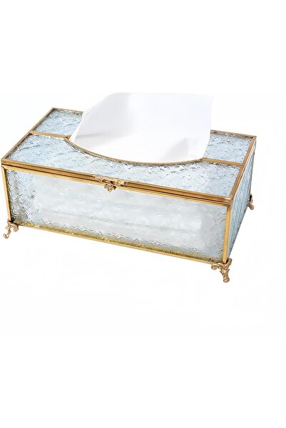 Other Suport auriu pentru cutia de șervețele, Cutie de șervețele cosmetice, C...