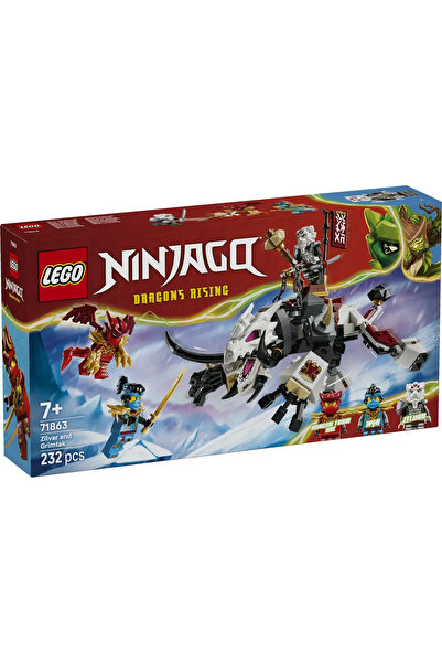 Lego Ninjago Zilvar & Dragon Grimtak 71863