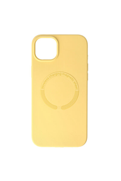 SEP Husa Silicon Mag Cover Apple iPhone 15 Plus Galben