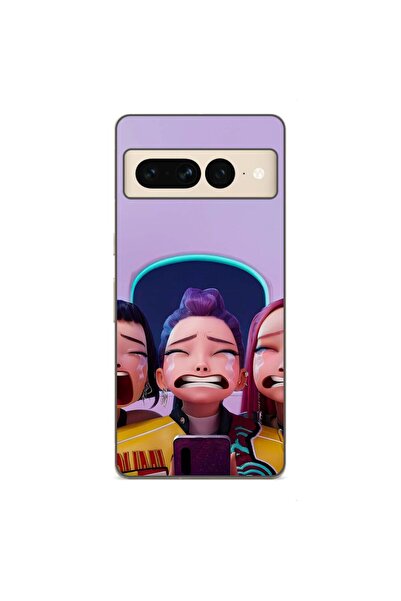 OEM Husa compatibila cu Google Pixel 8 Pro Silicon Gel Tpu Model KPop Demon H...