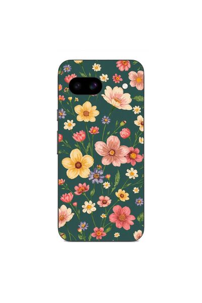 OEM Калъф за Google Pixel 8A от силиконов гел TPU с десен Винтидж пролетни цветя