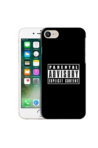 OEM Husa compatibila cu Apple iPhone 7 Silicon Gel Tpu Model Parental Advisory