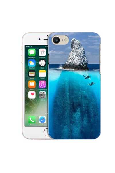 OEM Husa compatibila cu Apple iPhone 7 Silicon Gel Tpu Model Subacvatic Cliff
