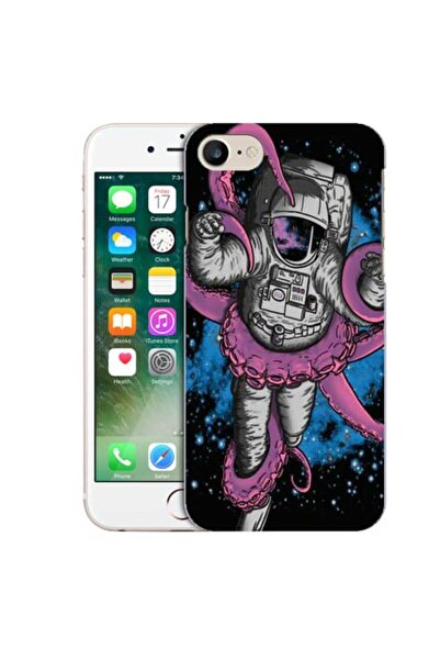 OEM Case compatible with Apple iPhone 7 Silicone Gel Tpu Model Octopus Astronaut