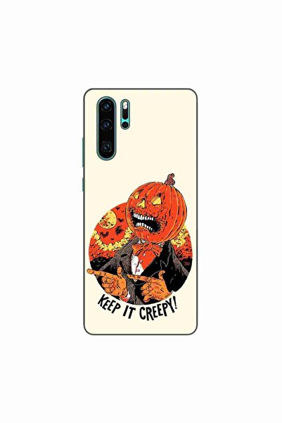 OEM Θήκη συμβατή με Huawei P30 Pro από σιλικόνη gel TPU με σχέδιο Halloween K...