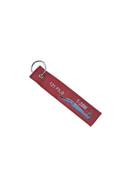 Burak Askeri Malzeme 121. Filo T-38M Remove Before Flight Yazılı Kırmızı-Beya...