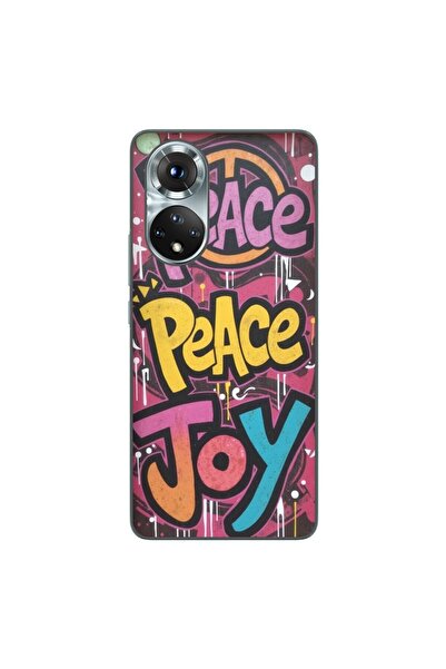 OEM Husa compatibila cu Honor 50 Silicon Gel Tpu Model Peace and Joy Graffiti