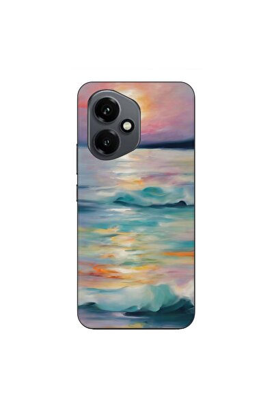 OEM Θήκη συμβατή με Honor 400 από σιλικόνη gel TPU με σχέδιο ακουαρέλας θαλάσ...