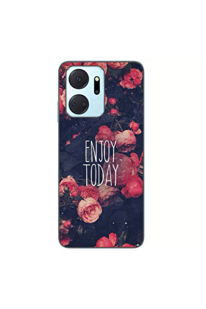 OEM Θήκη συμβατή με Honor X7a Μοντέλο Σιλικόνης Gel TPU Απολαύστε την Ημέρα σας