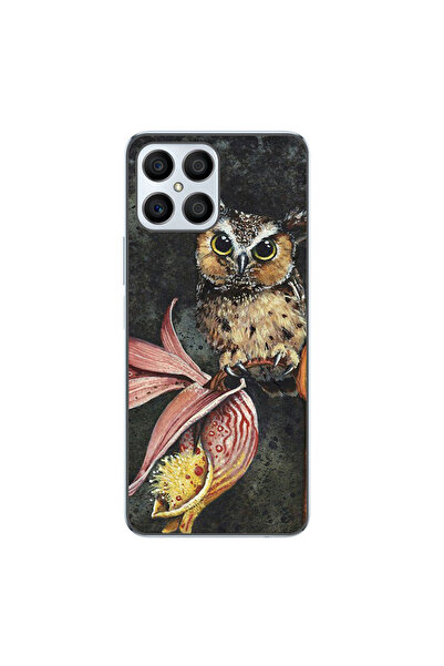 OEM Husa compatibila cu Honor X8 Silicon Gel Tpu Model Owl Painted