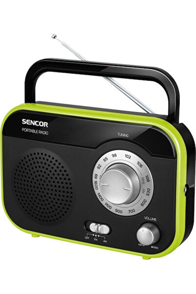 Sencor SRD 210 Radio Portabil Retro Electric / Cu Baterii Negru