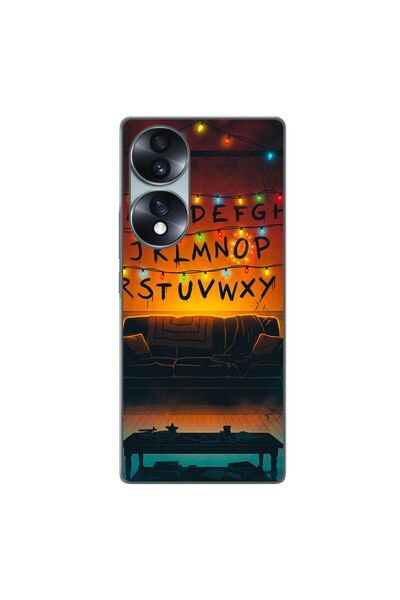 OEM Θήκη συμβατή με Honor 70, από σιλικόνη gel TPU, με σχέδιο Stranger Things...