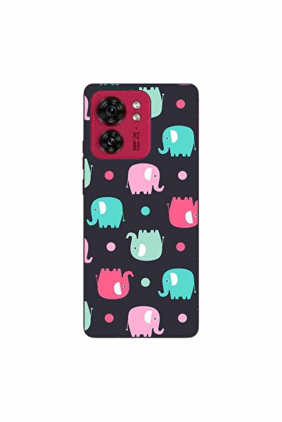 OEM Husa compatibila cu Motorola Edge 40 Silicon Gel Tpu Model Pattern Elefant