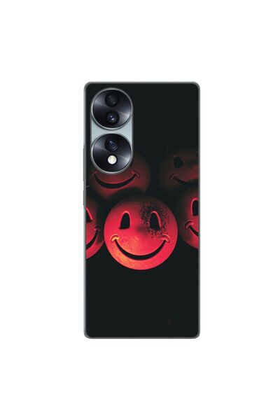 OEM Husa compatibila cu Honor 70 Silicon Gel Tpu Model Grungy Smiley Faces