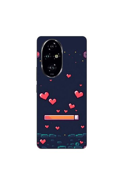 OEM Husa compatibila cu Honor 200 Pro Silicon Gel Tpu Model Pixelated Healthbar