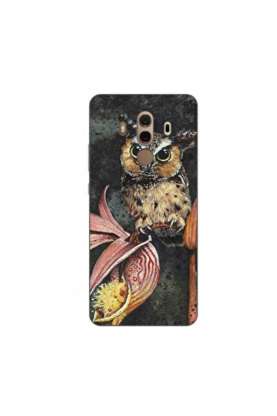 OEM Husa compatibila cu Huawei Mate 10 Pro Silicon Gel Tpu Model Owl Painted