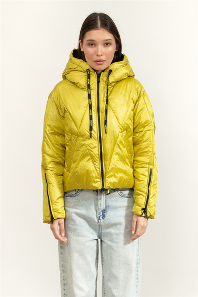 Dkny Cropped Puffer Jkt Kadın Şişme Mont Çok Renkli