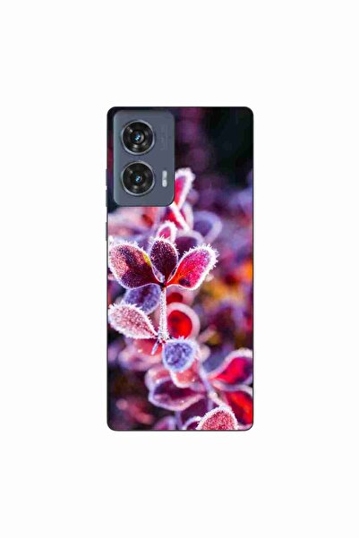 OEM Husa compatibila cu Motorola Edge 50 Fusion Silicon Gel Tpu Model Flori I...