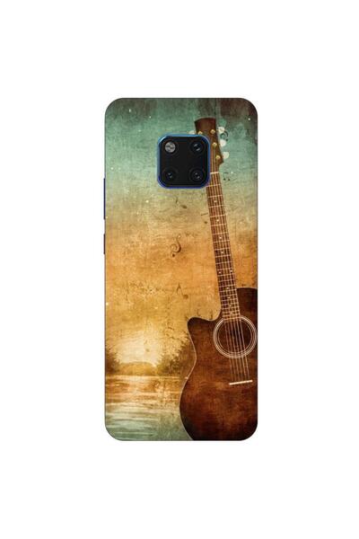 OEM Husa compatibila cu Huawei Mate 20 Pro Silicon Gel Tpu Model Chitara Vintage